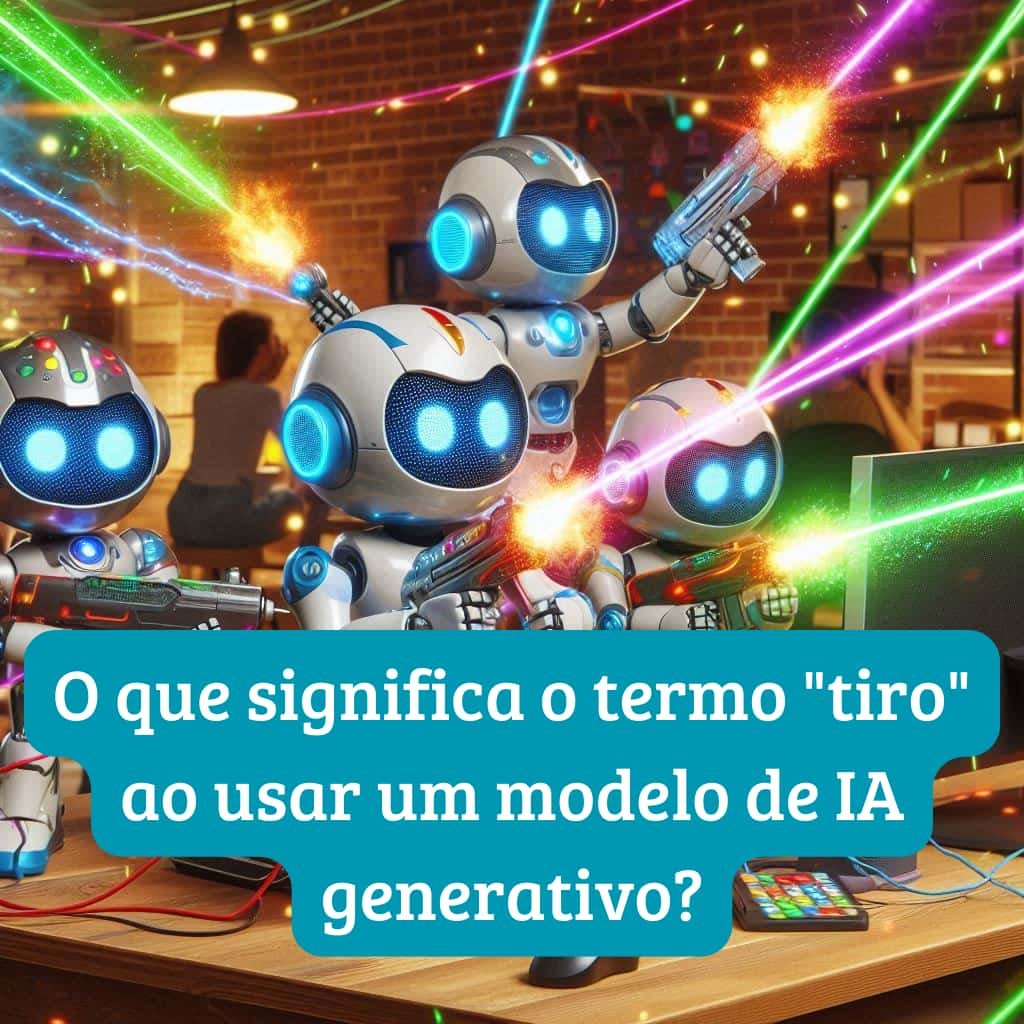 O que significa o termo 'Tiro' ao usar um modelo de IA generativo?